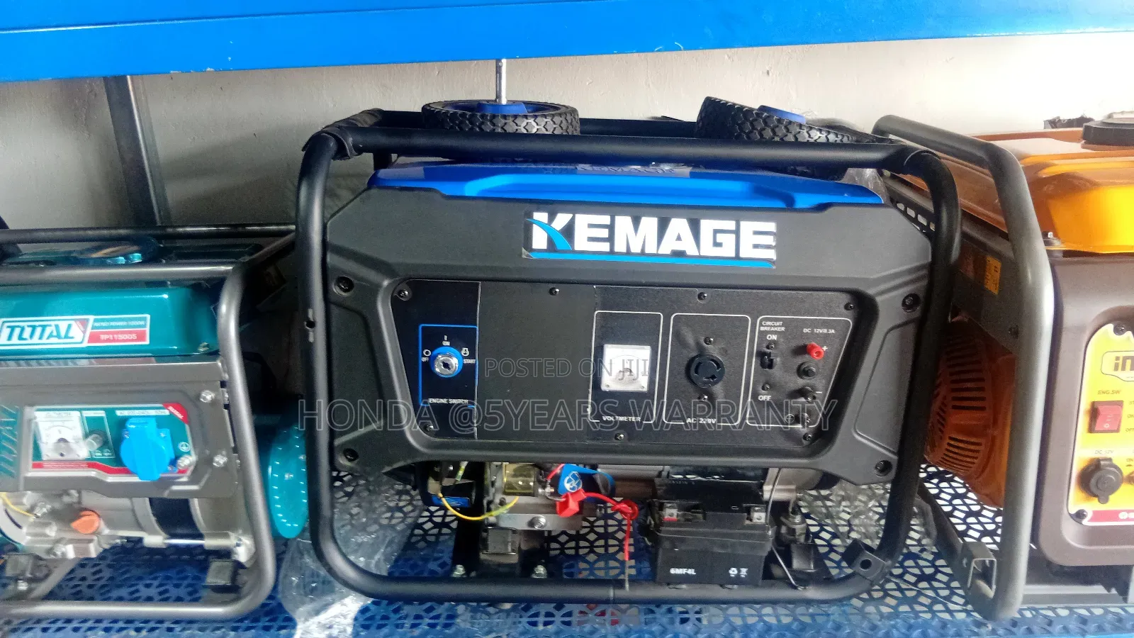 Stable Power Generator Kemage 7.5kva Petrol 8500watt 7.5kva