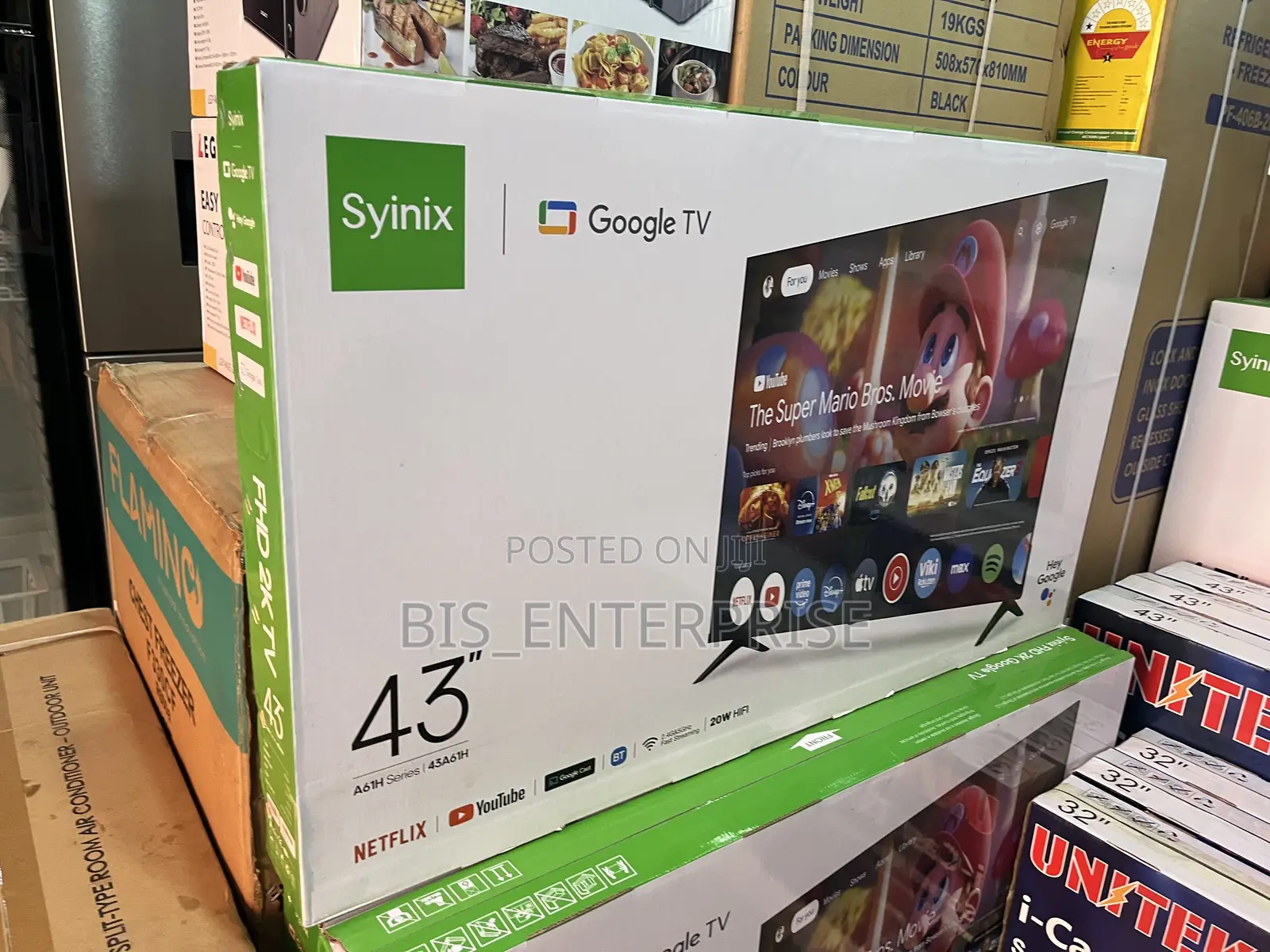 Syinix 43” Smart Google Tv