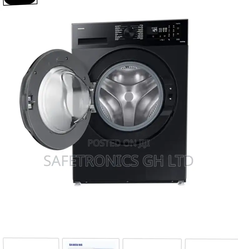Accurate Black Full Automatic Samsung 11kg Frontload Washer