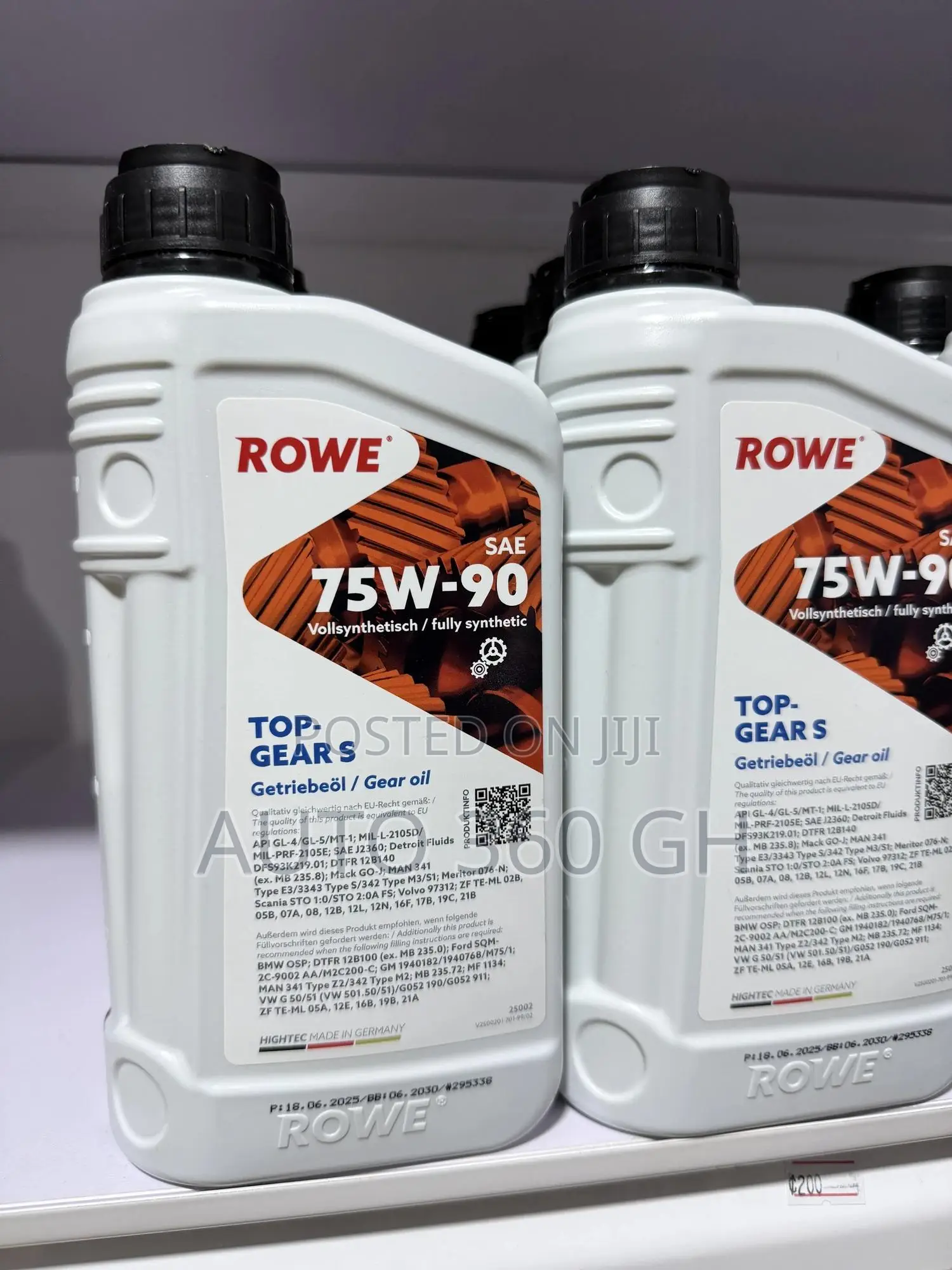 Rowe Hightec Gear Oil Sae 75w-90