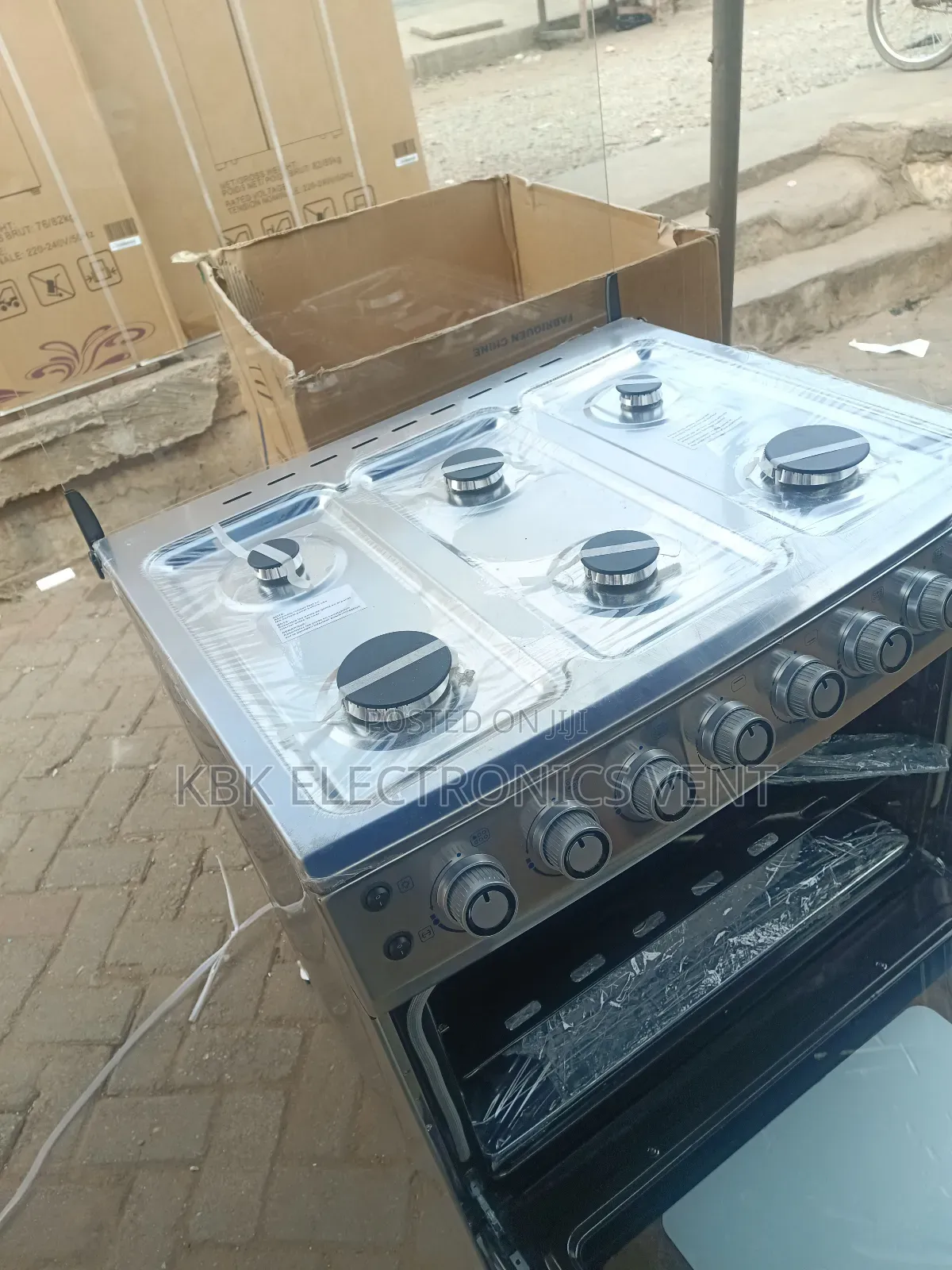 Pearl 80*60 6burner Gas Cooker Oven + Grill