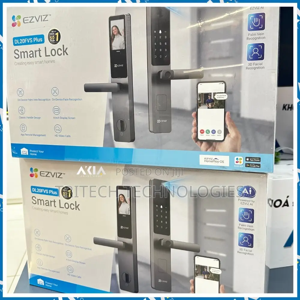 Ezviz Dl20fvs Smart Lock 4 In 1 Face, Palm Vein, Passcode, Fingerprint