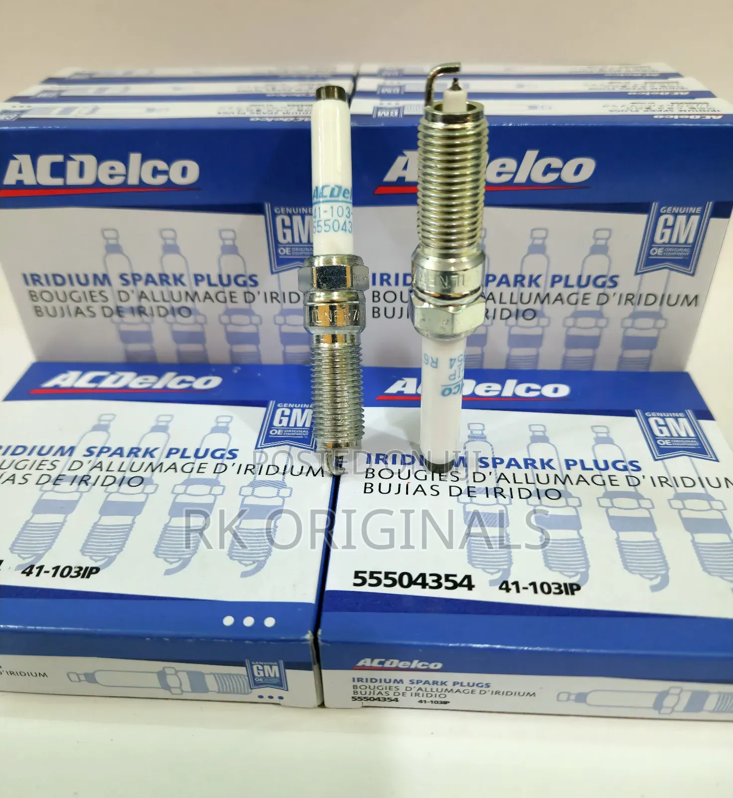 Ac Delco 41-103ip Spark Plugs X4pcs For Gmc Acadia From Usa🇺🇸