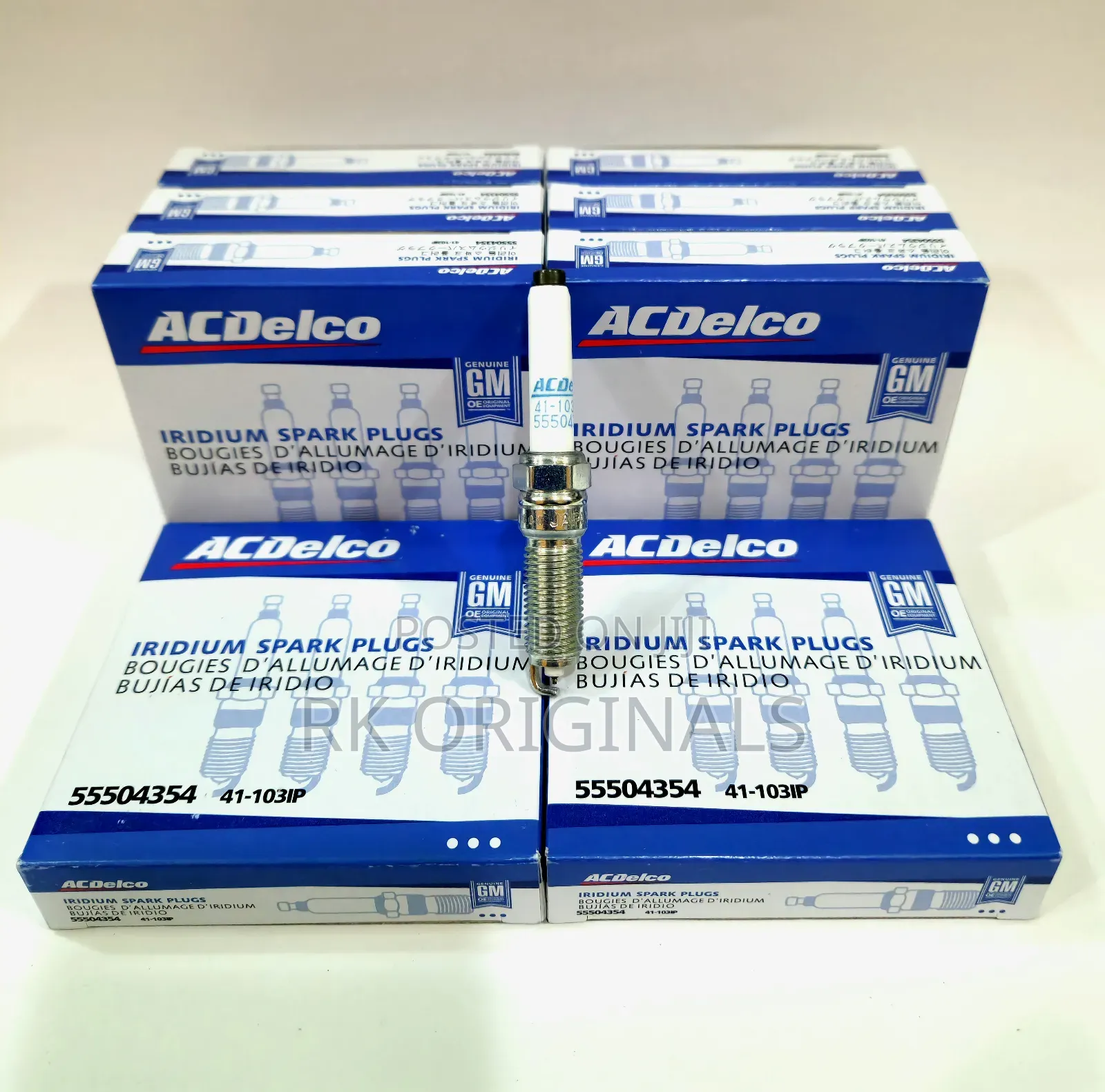 Ac Delco 41-103ip Spark Plugs X4pcs For Gmc Acadia From Usa🇺🇸