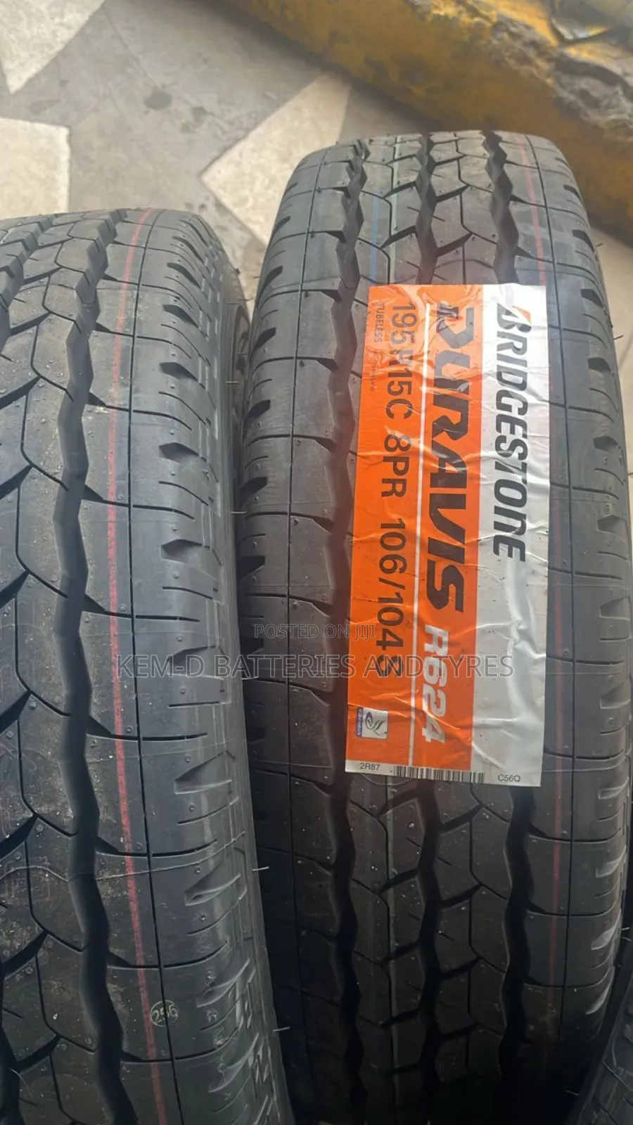195r15c Bridgestone Tyres - Commercial + Free Delivery
