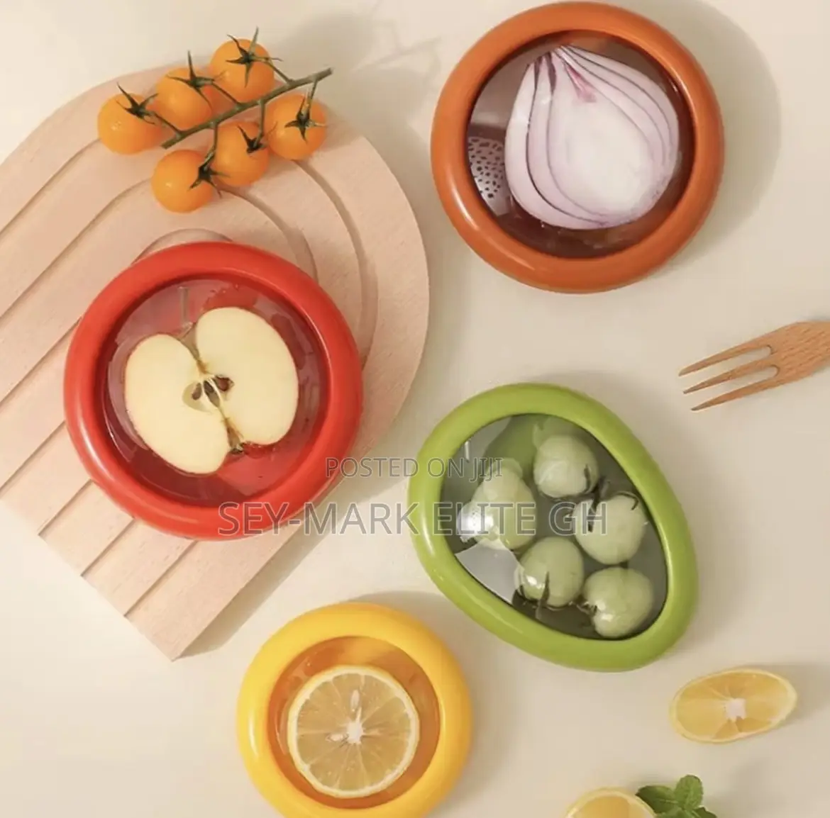 4pcs Silicone Fruit/Vegetable Food Cover