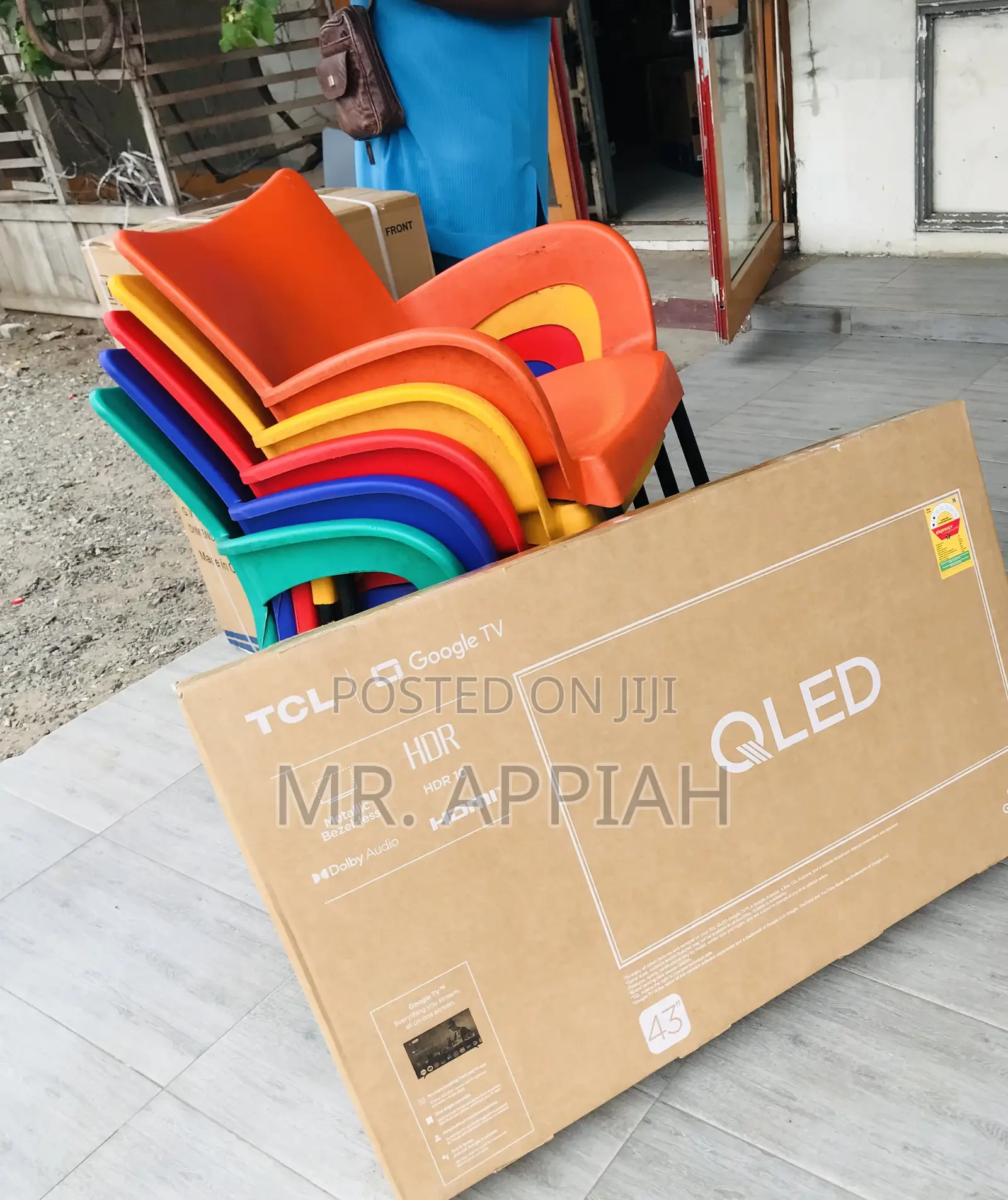 Get Original TCL-43s5k 43 Inch Qled Smart Satellite Android Tv.
