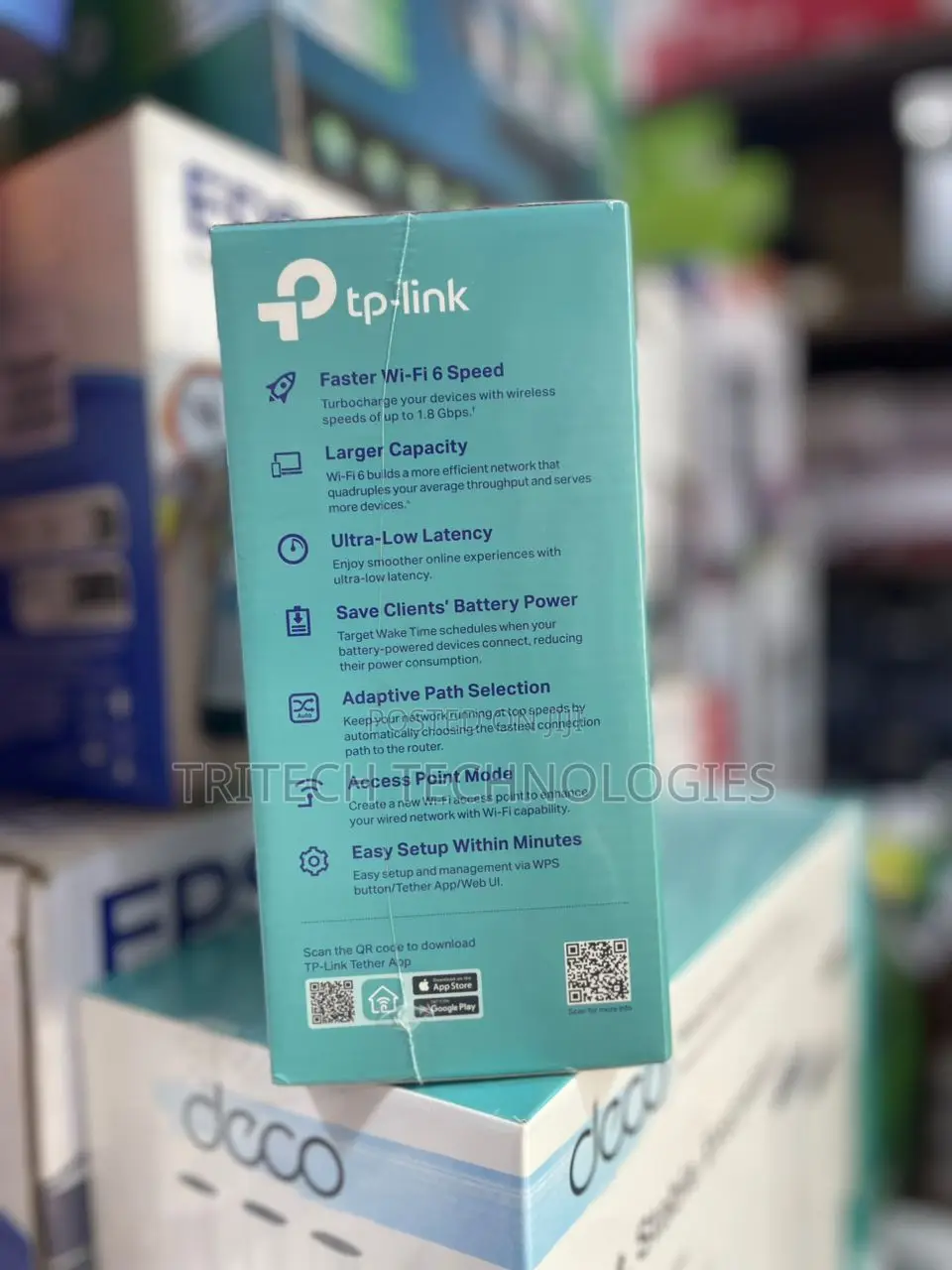 Tp-link Wifi Range Extender Re605x Ax1800 Wifi 6