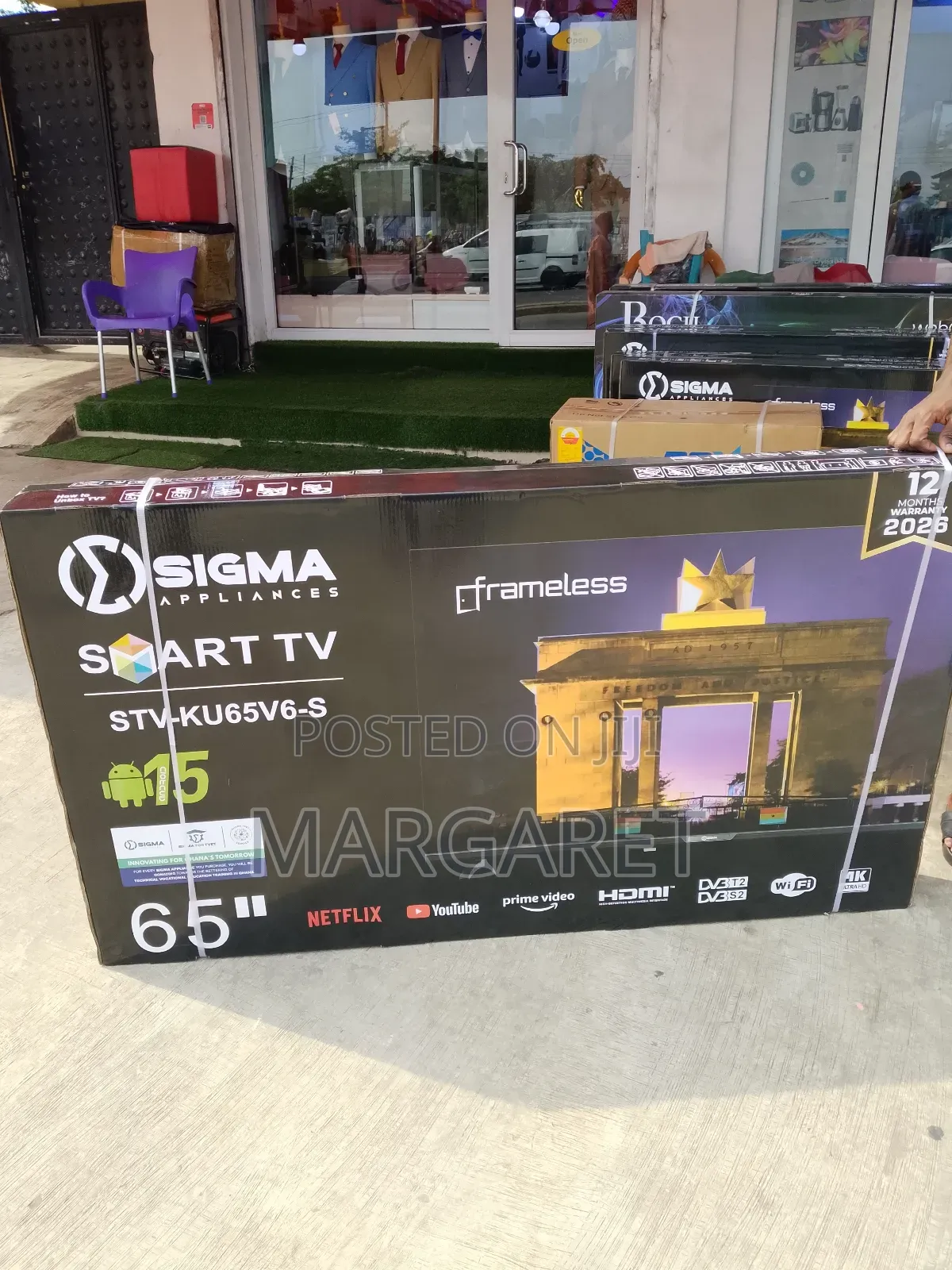 High Quality Sigma 65 Inches Uhd Smart Television