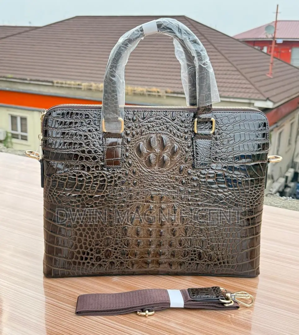 Crocodile Skin Laptop Bag