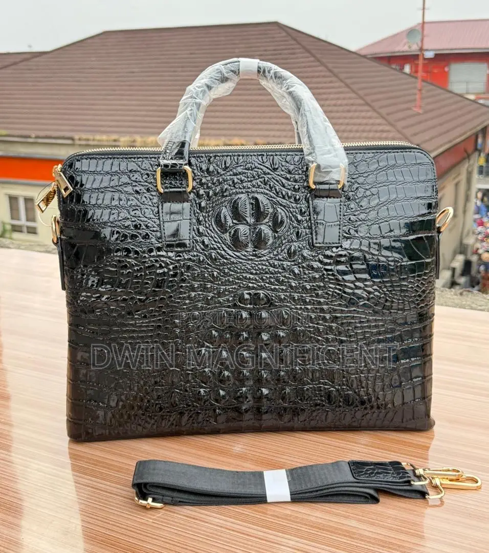 Crocodile Skin Laptop Bag