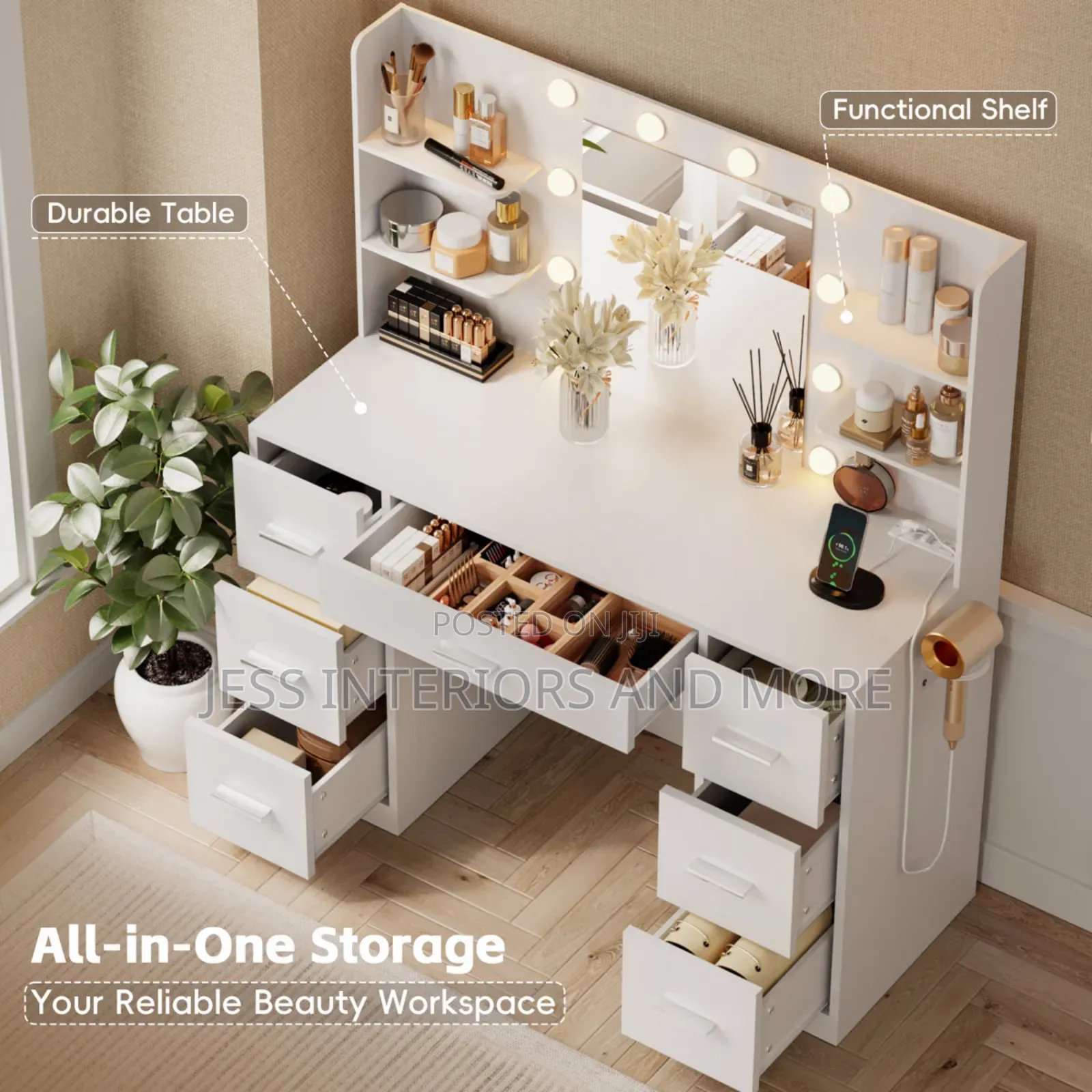 With Usb Power Outlet and 3 Modes