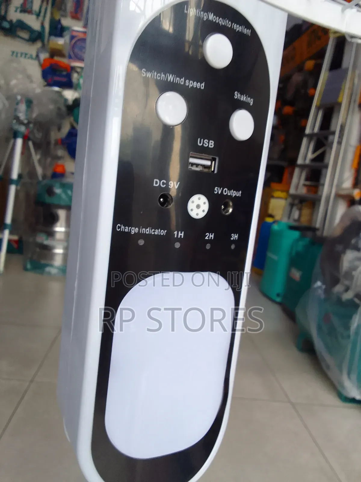 Solar Standing Fan Rechargeable