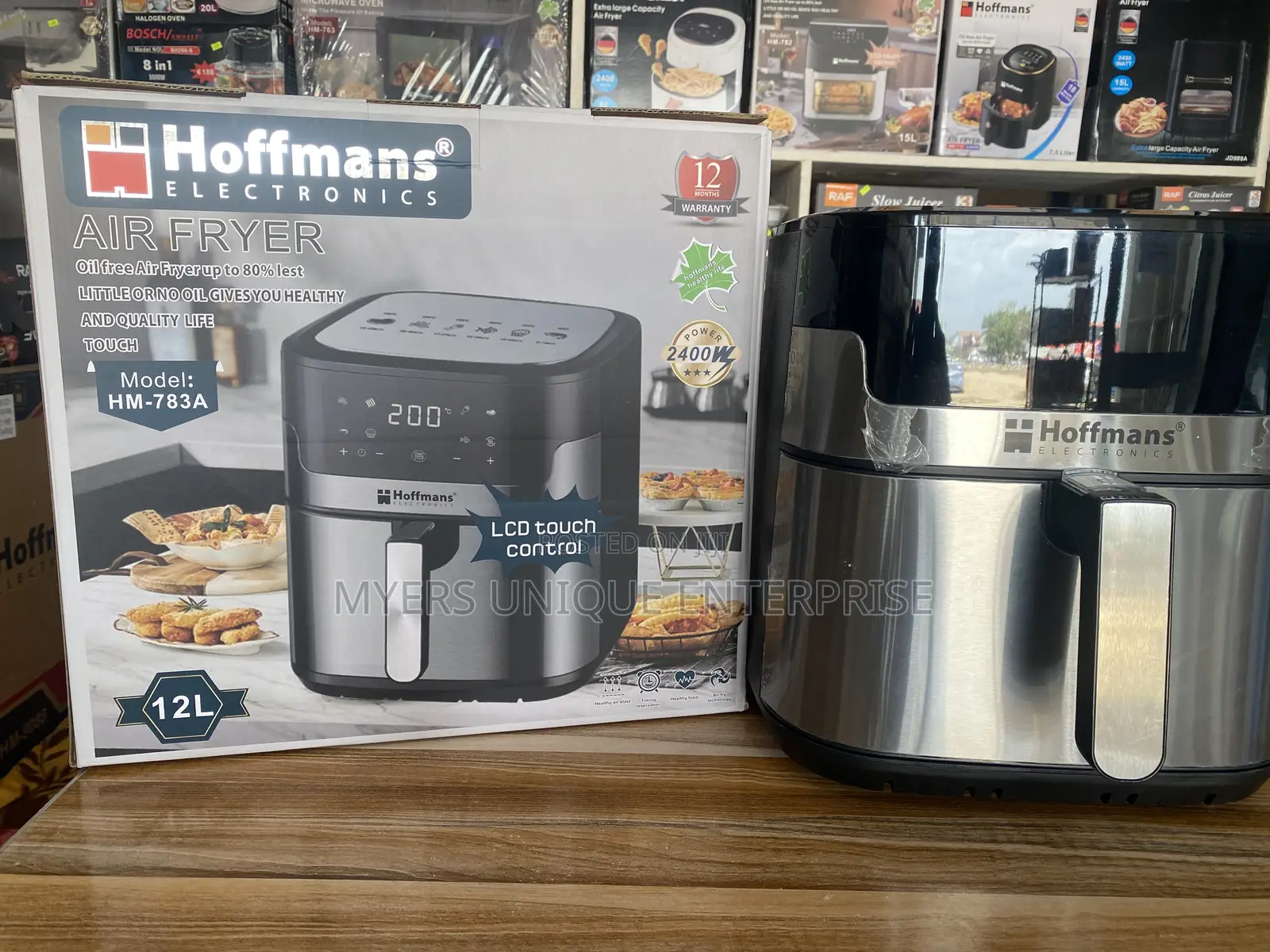 Authentic Hoffman Ceramic Basket Air Fryer 12l