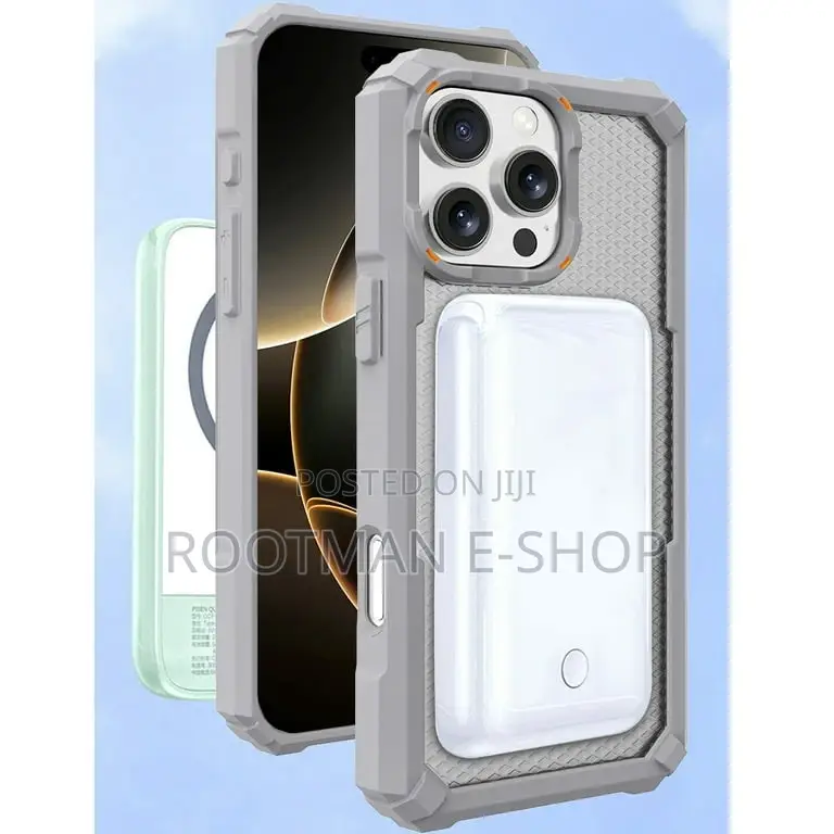 Magnetic Case for iPhone 13 to 16 Pro Max, Ring Kickstand Mag-Safe