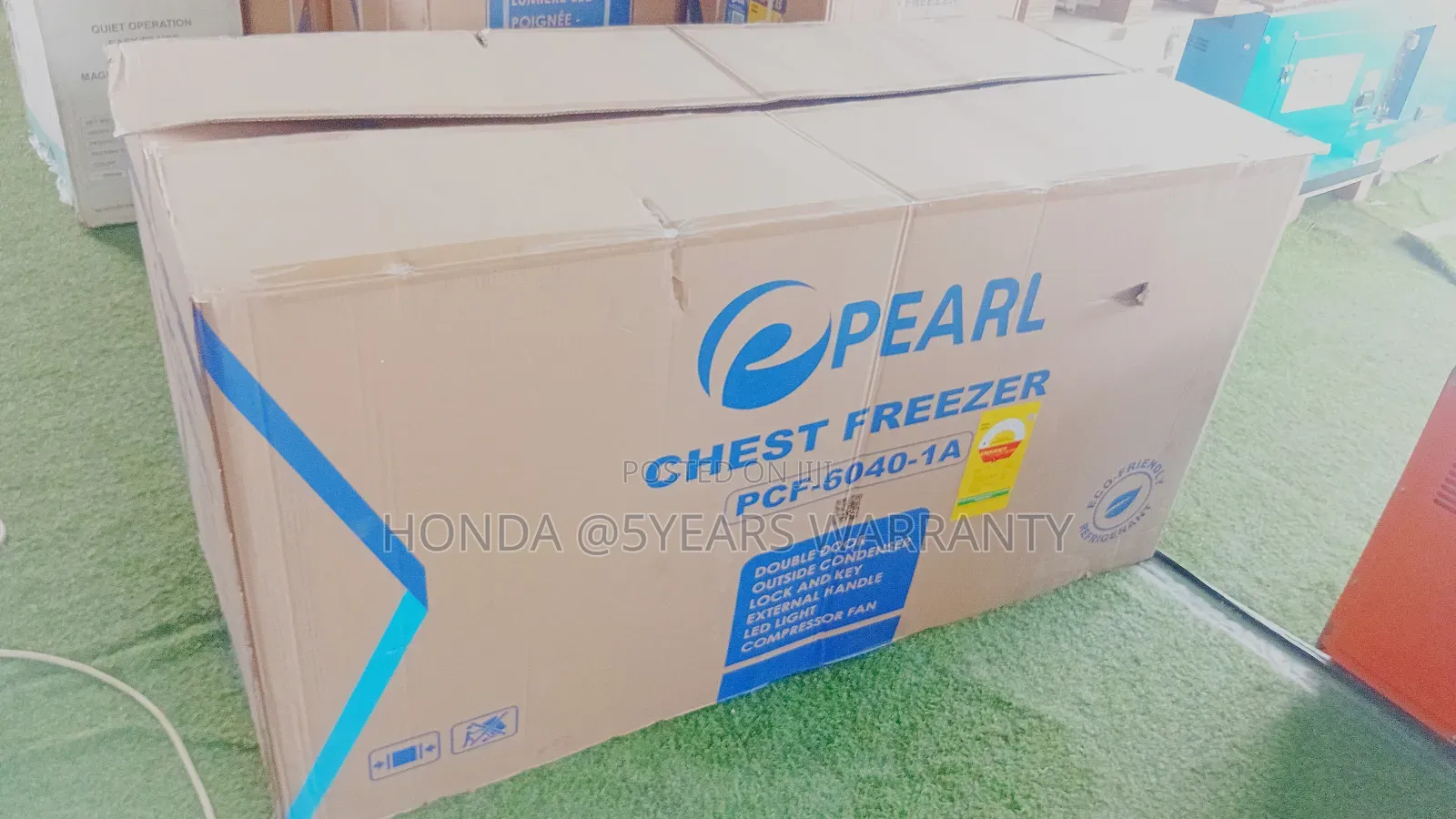 Pearl Double-Door Chest Freezer 508l Deep Freezing