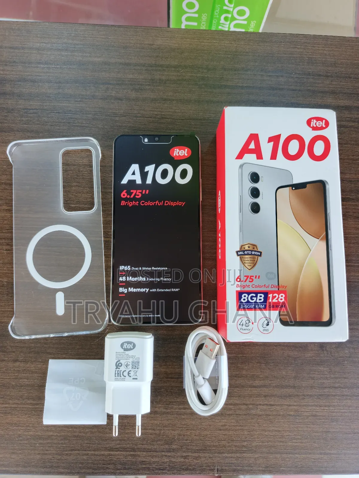 New Itel A100 128 GB Silver