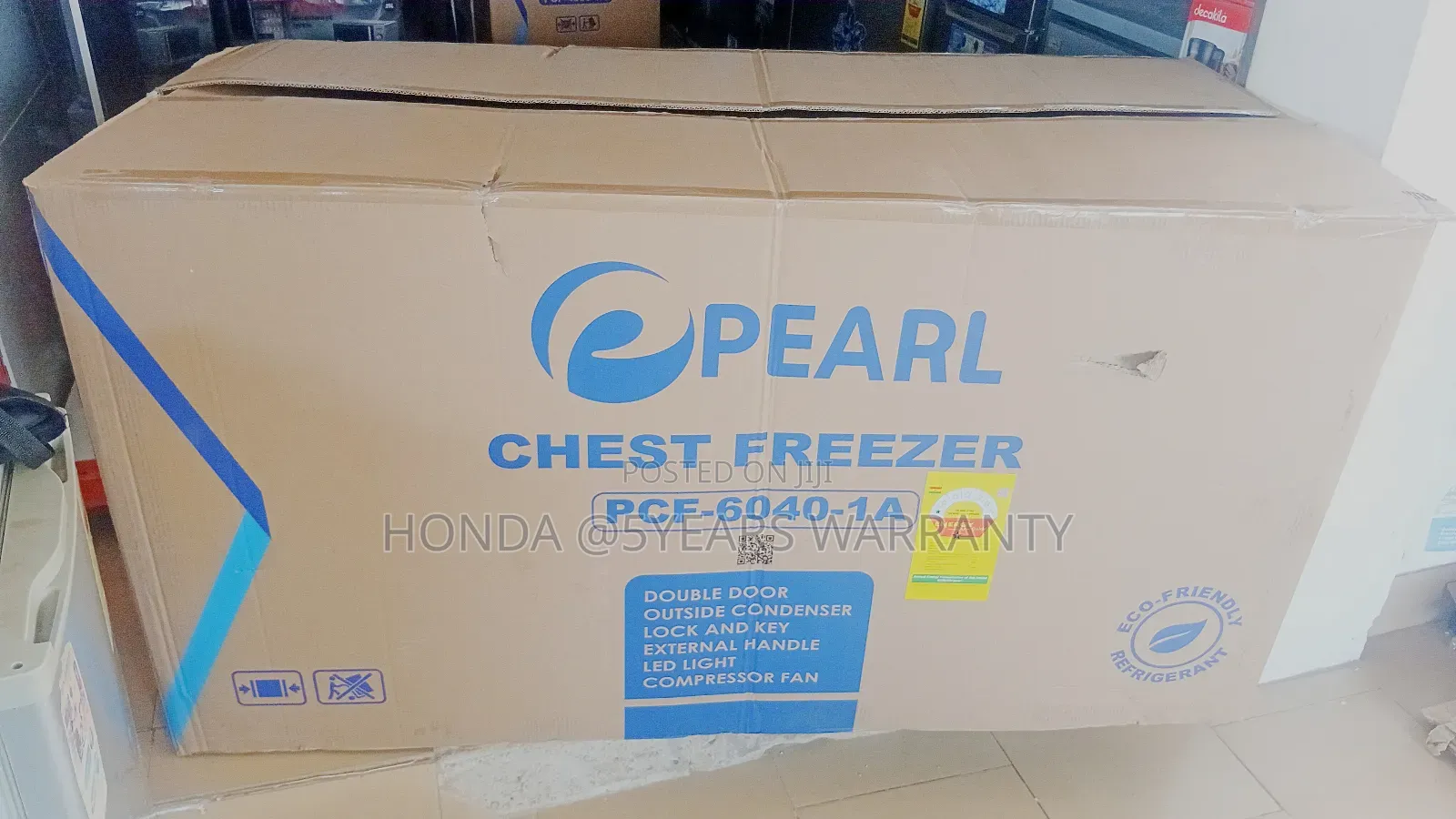 Pearl 508l Strong Cooling Double Door Freezer!
