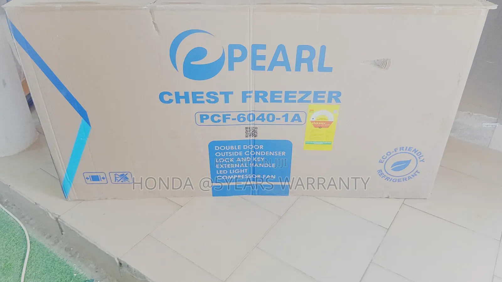 Pearl 508l Spacious Double-Door Chest Freezer