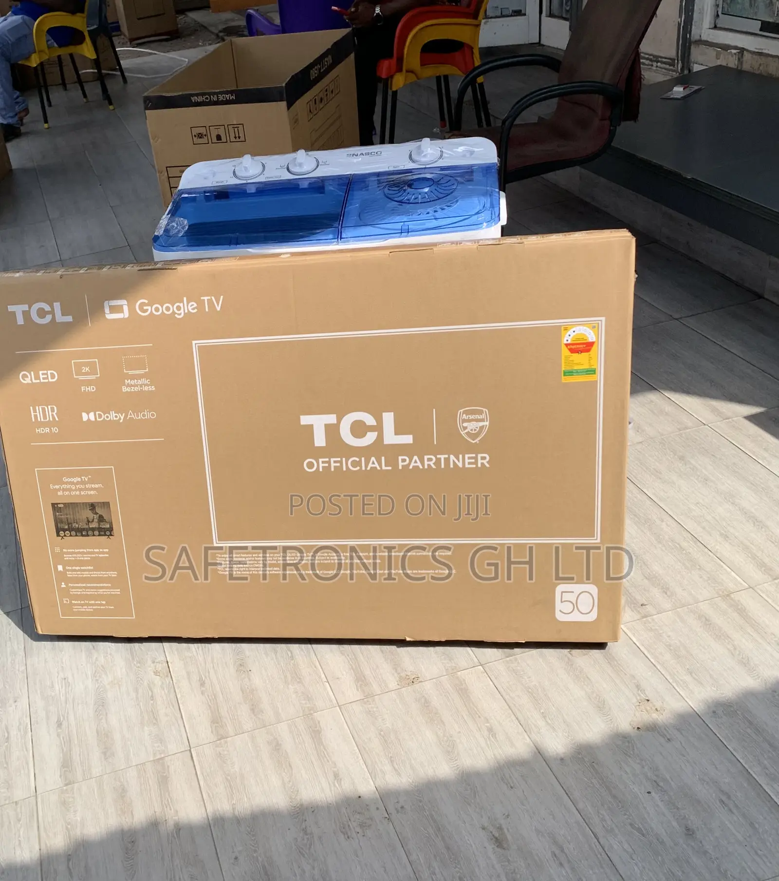 Sealed Full Hd Android Frameless Smart Satellite TCL 50s5k Inch Tv