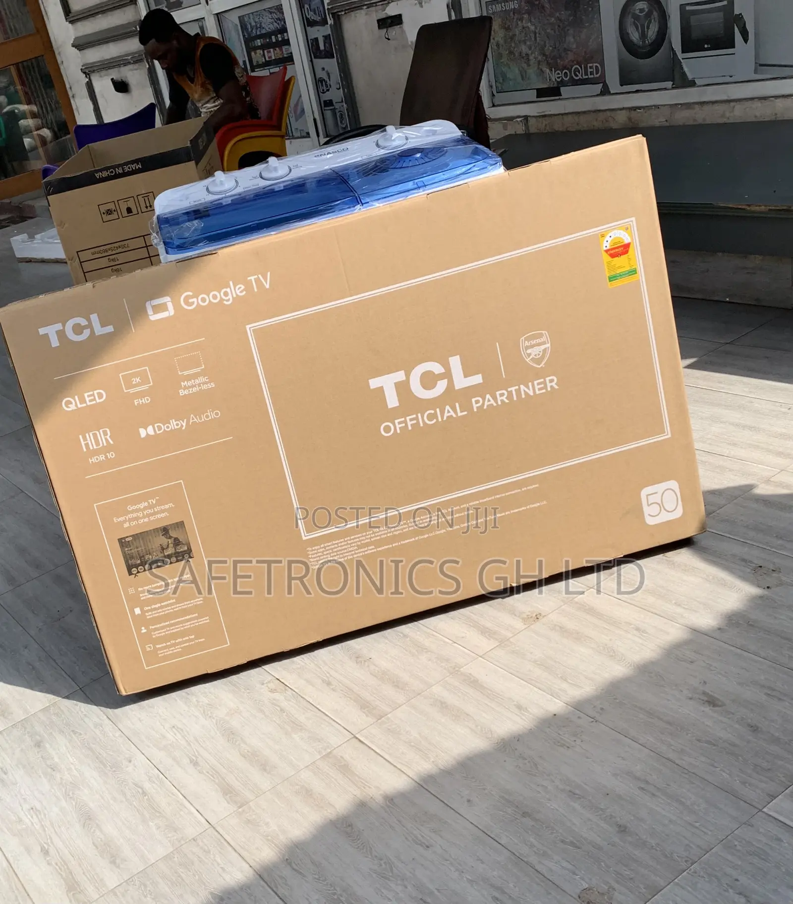 Frameless Smart Satellite 50 Inch Qled TCL 50s5k Android Tv