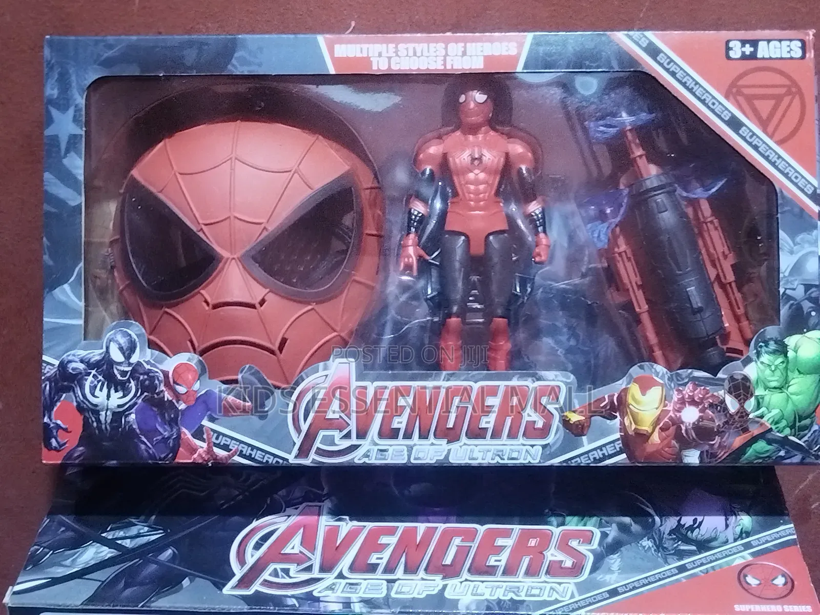 Spiderman,Mask,Toy and Web Shooter
