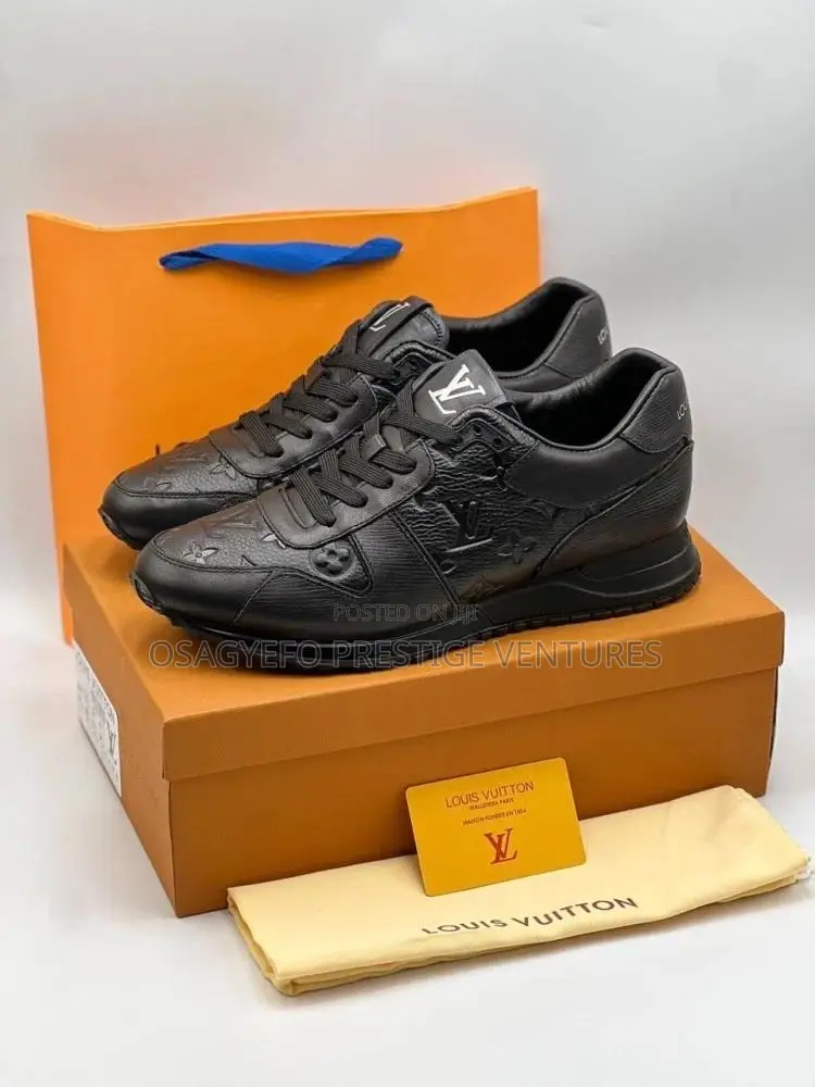 Quality Louis Vuitton Black Sneakers