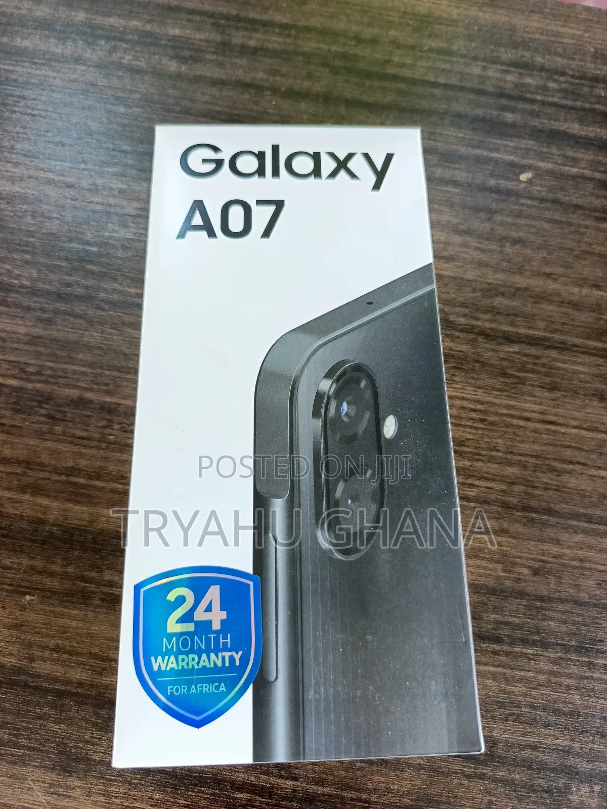 New Samsung Galaxy A07 4G 64 GB Black