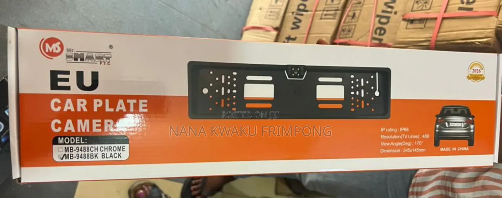 Car Number Plates Covers With Reverse Camera Available