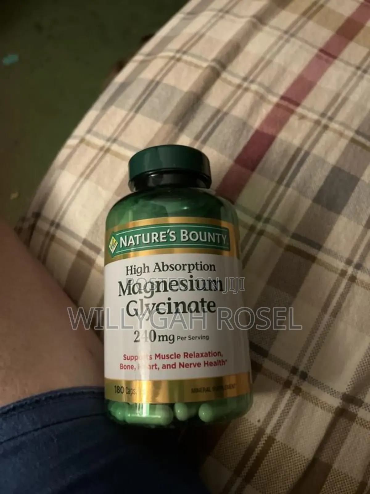 Nature's Bounty Magnesium Glycinate 180 Capsule