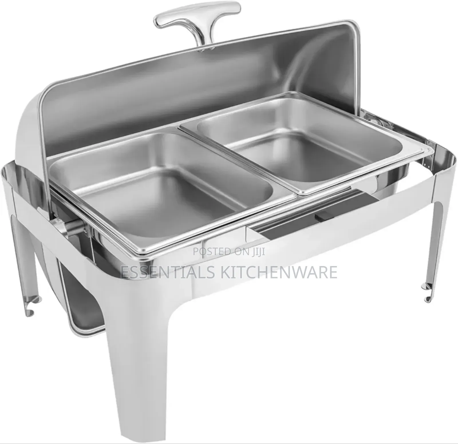 Rectangular Roll Over Chaffing Dish Silver 9l