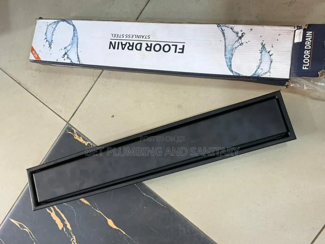 50cm Tile Floor Drain_black Floor Drain