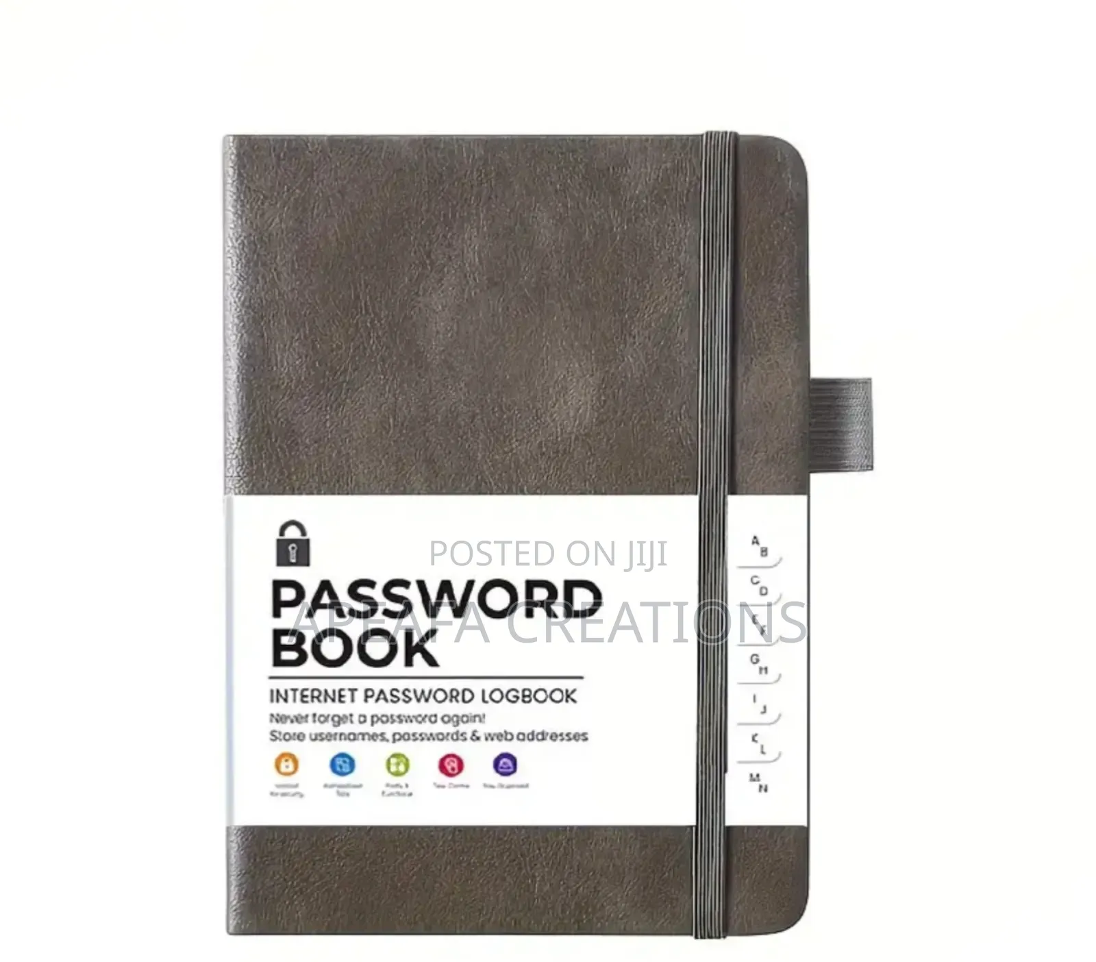 A6 Password Book Organizer