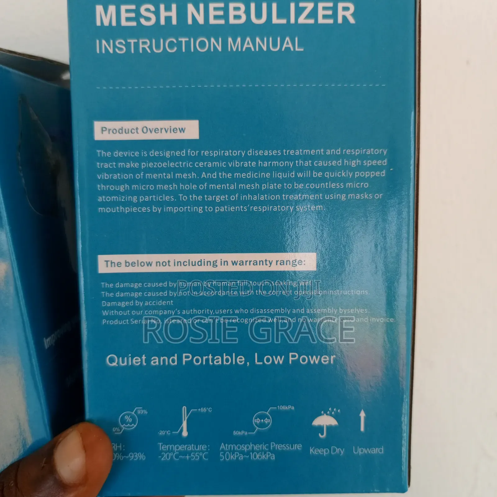 Mesh Nebulizer/Atomizer (Battery Option)