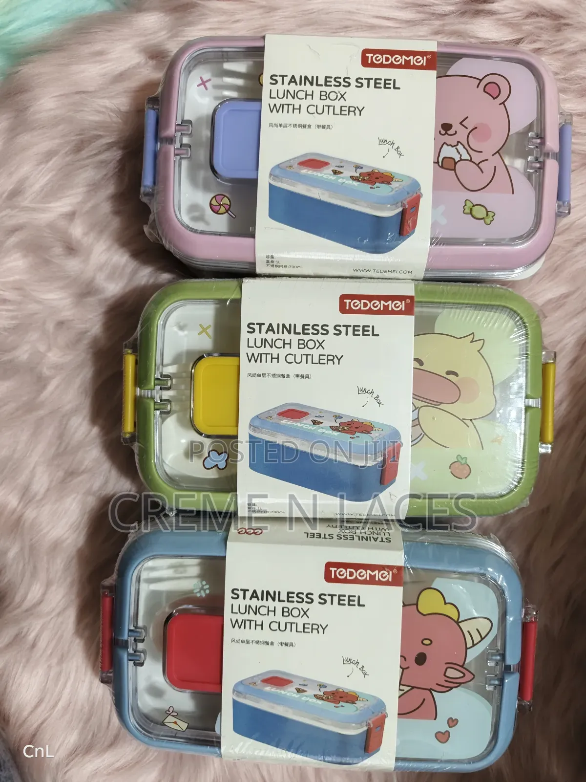 Stainless Steel Lunch Box With Cutlery