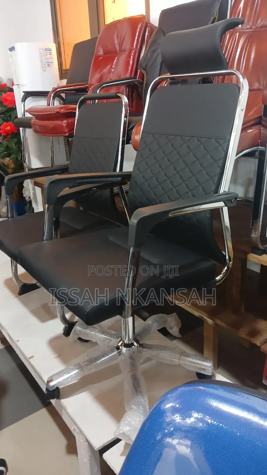 Leatherette High Back Office Chairs