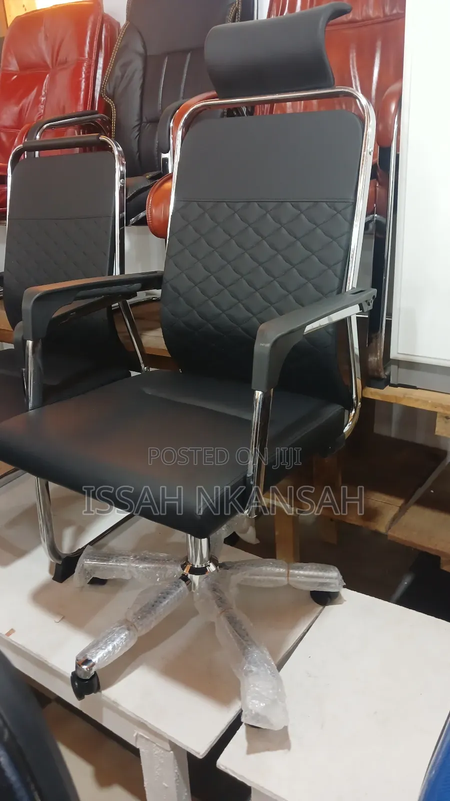Leatherette High Back Office Chairs