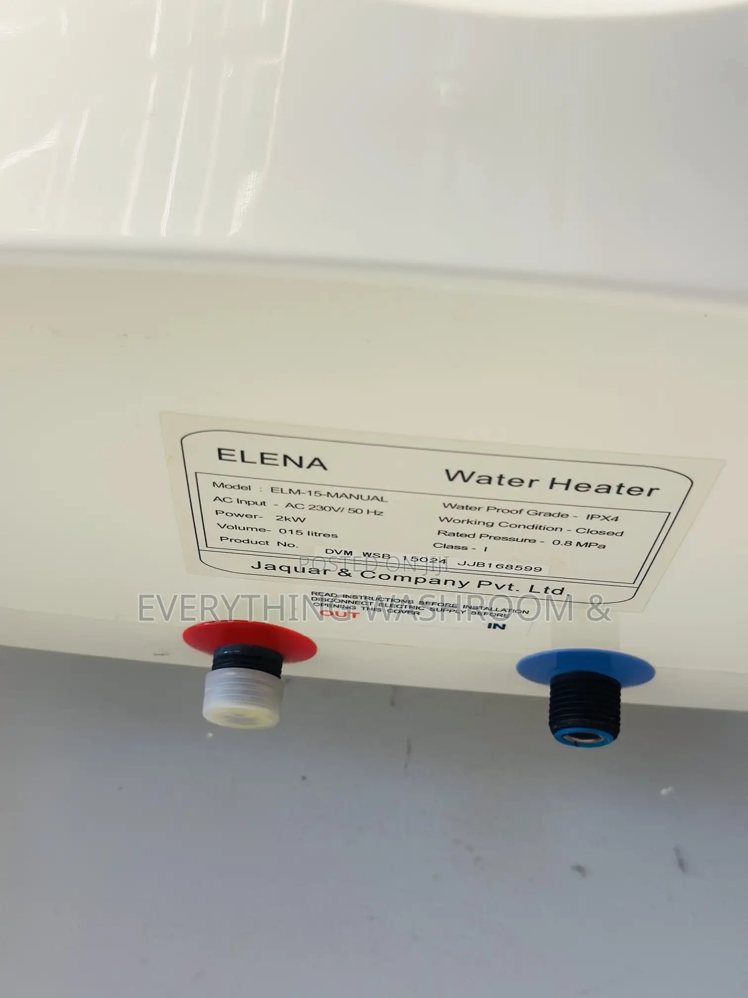 Jaguar 15 Litres Water Heaters_jaquar Premium 15 Litres Water Heater
