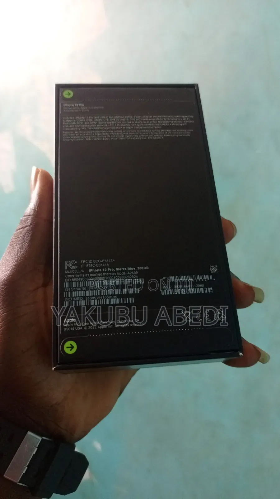 New Apple iPhone 13 Pro 256 GB Blue