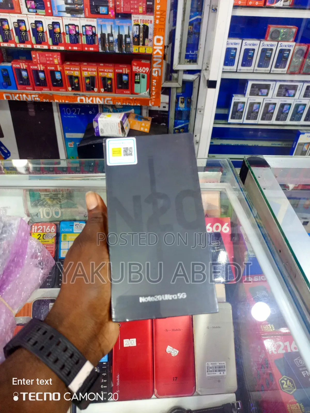 New Samsung Galaxy Note 20 Ultra 128 GB Black
