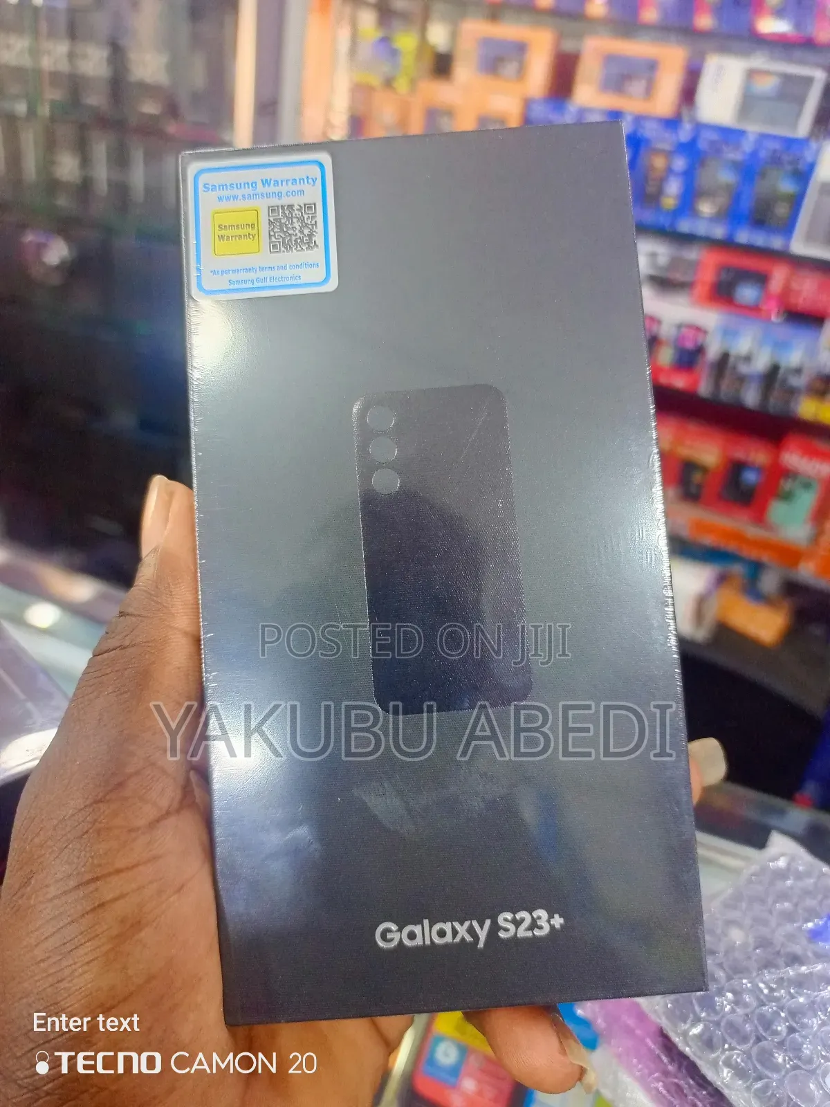 New Samsung Galaxy S23+ 256 GB Black