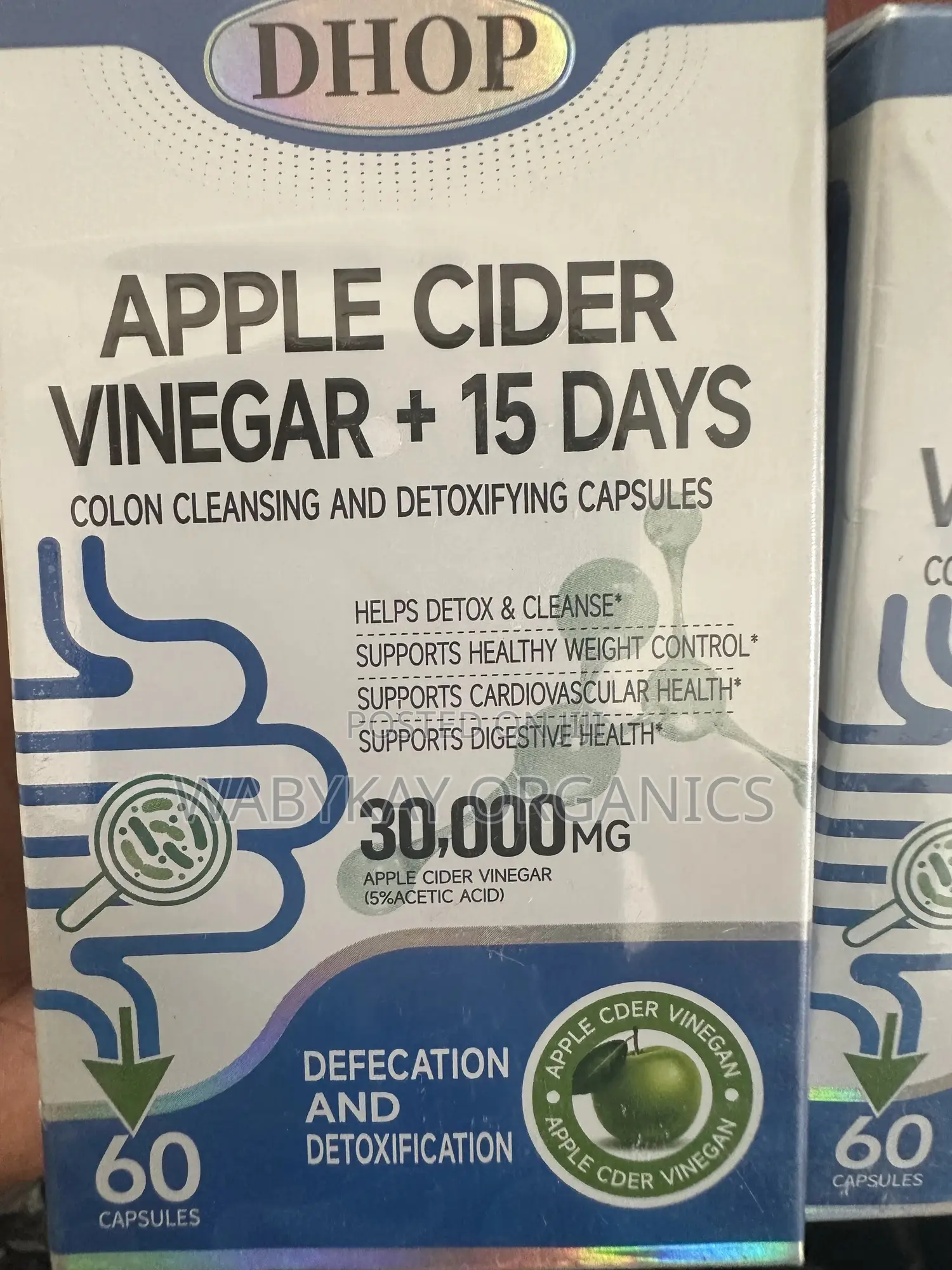 Apple Cider + 15 Days Colon Cleanse and Detox