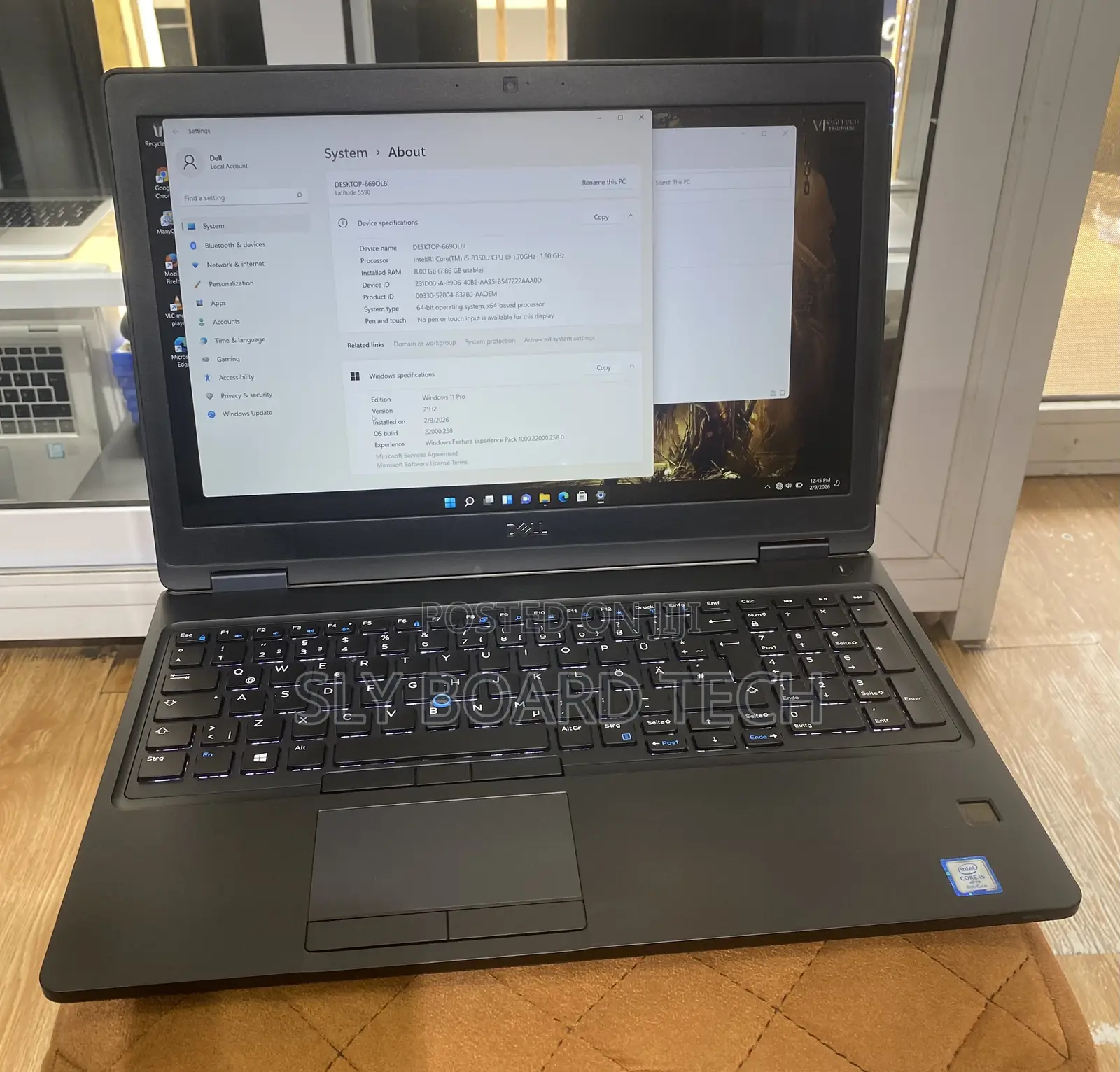 Laptop Dell Latitude 5590 8GB Intel Core i5 SSD 256GB