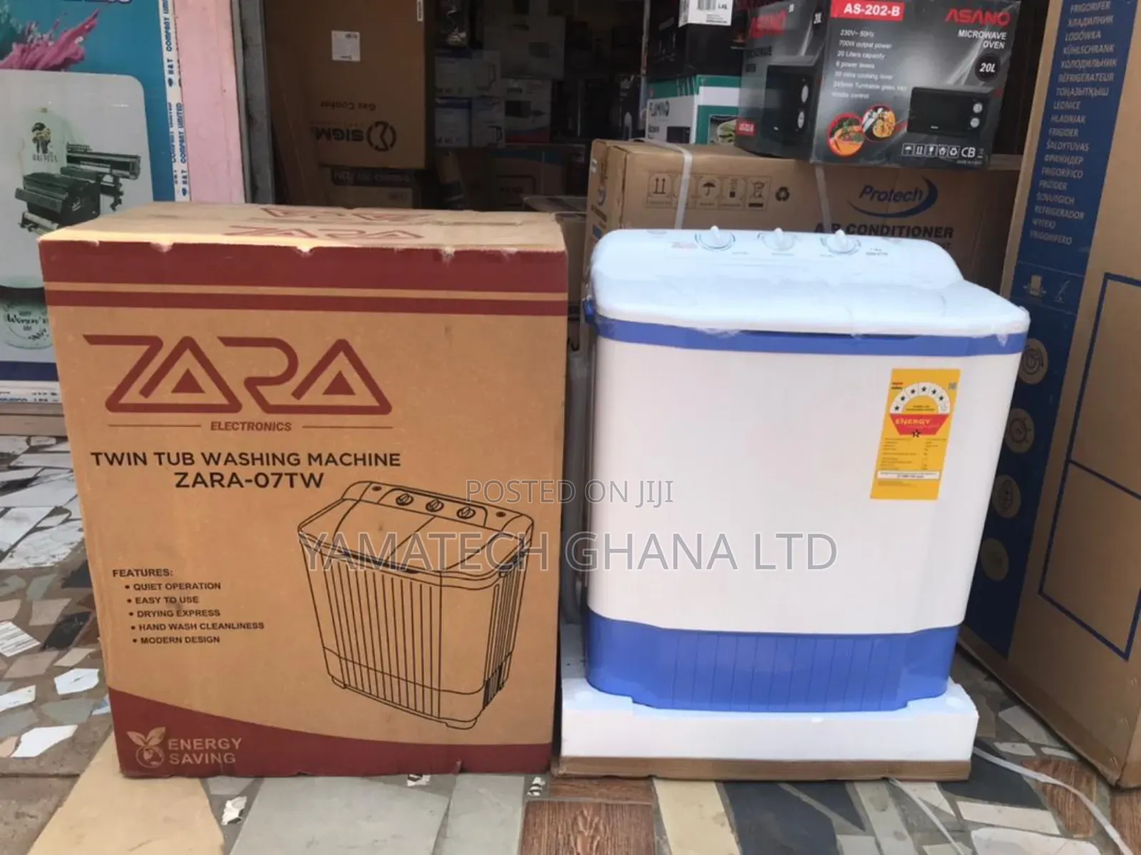Quality Original Zara 7kg Twin Tub Semi-automatic Washing Machine