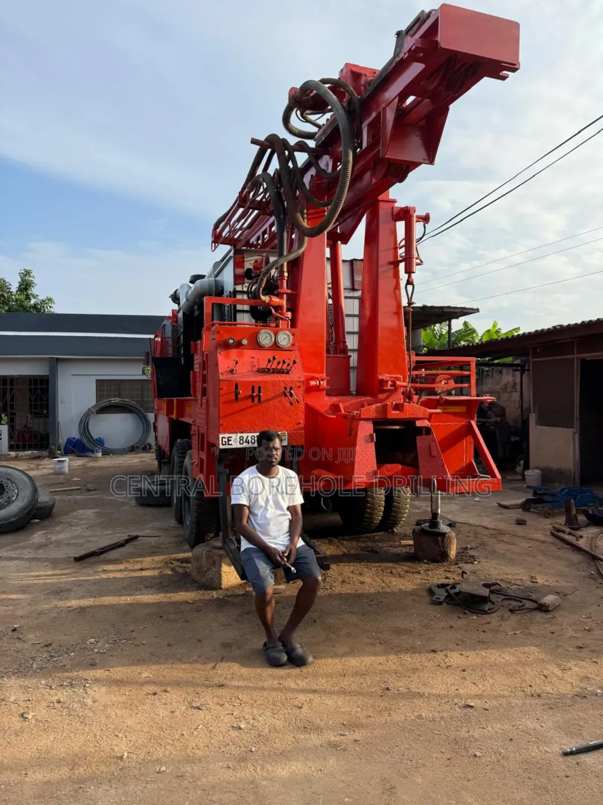 Blue Kiosk Borehole Drilling