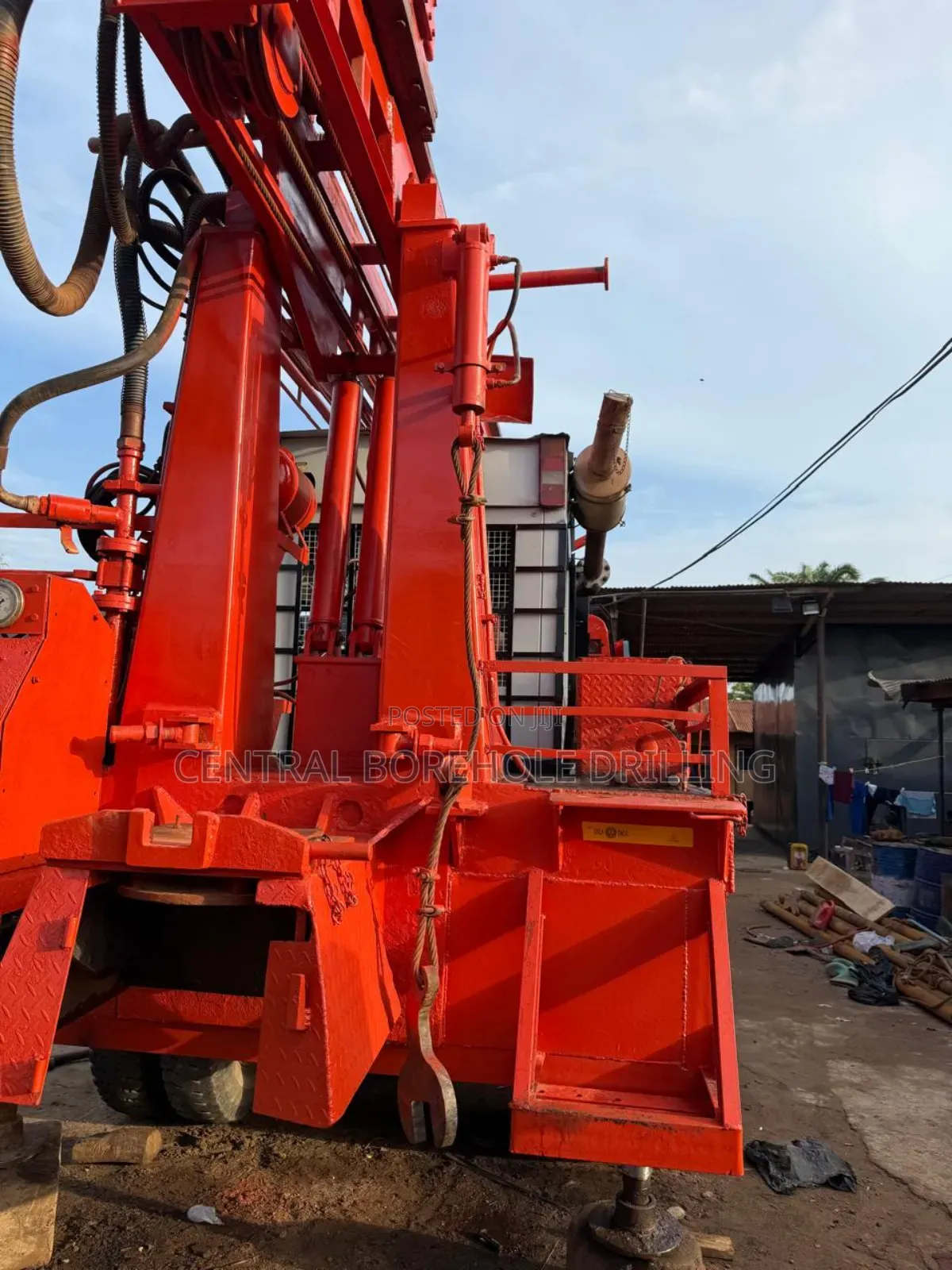 Blue Kiosk Borehole Drilling