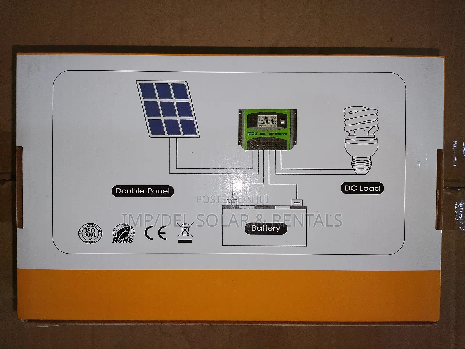 50a PWM Solar Charge Controller With USB 2 Ports
