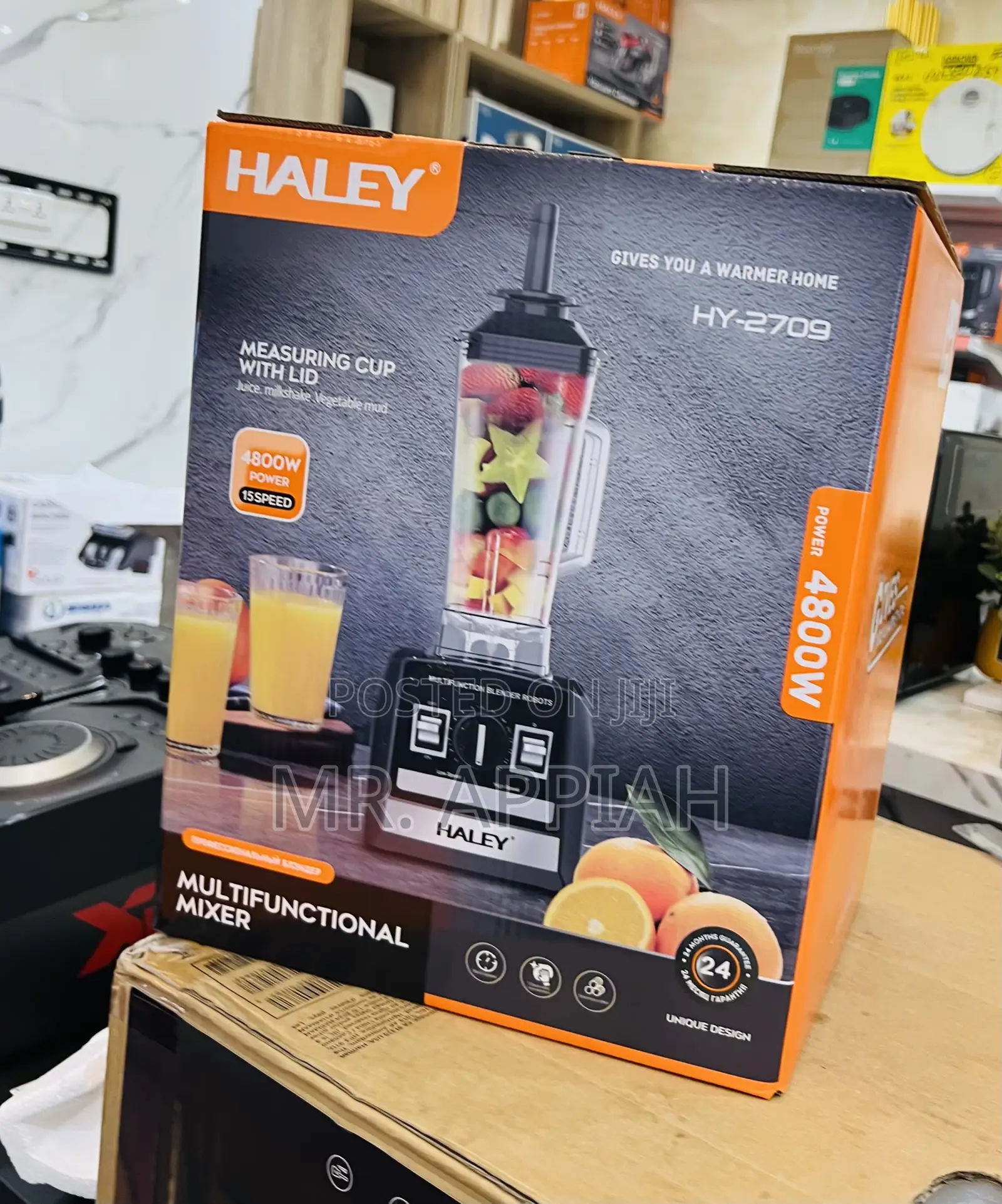 Lovely Design Haley-Hy-2709 1 Jars Electric Blender(4800watt)