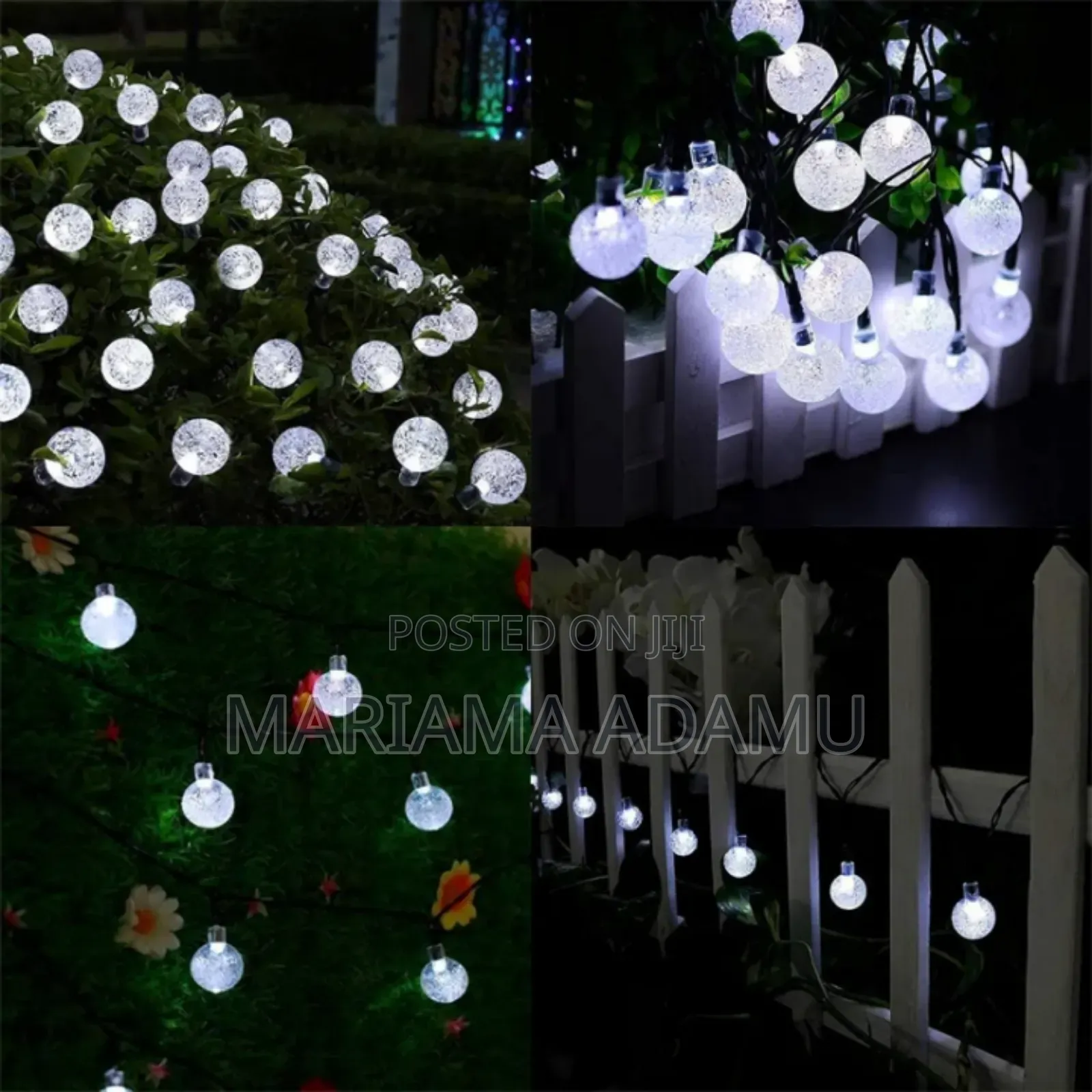 Solar Bubble Ball String Lights