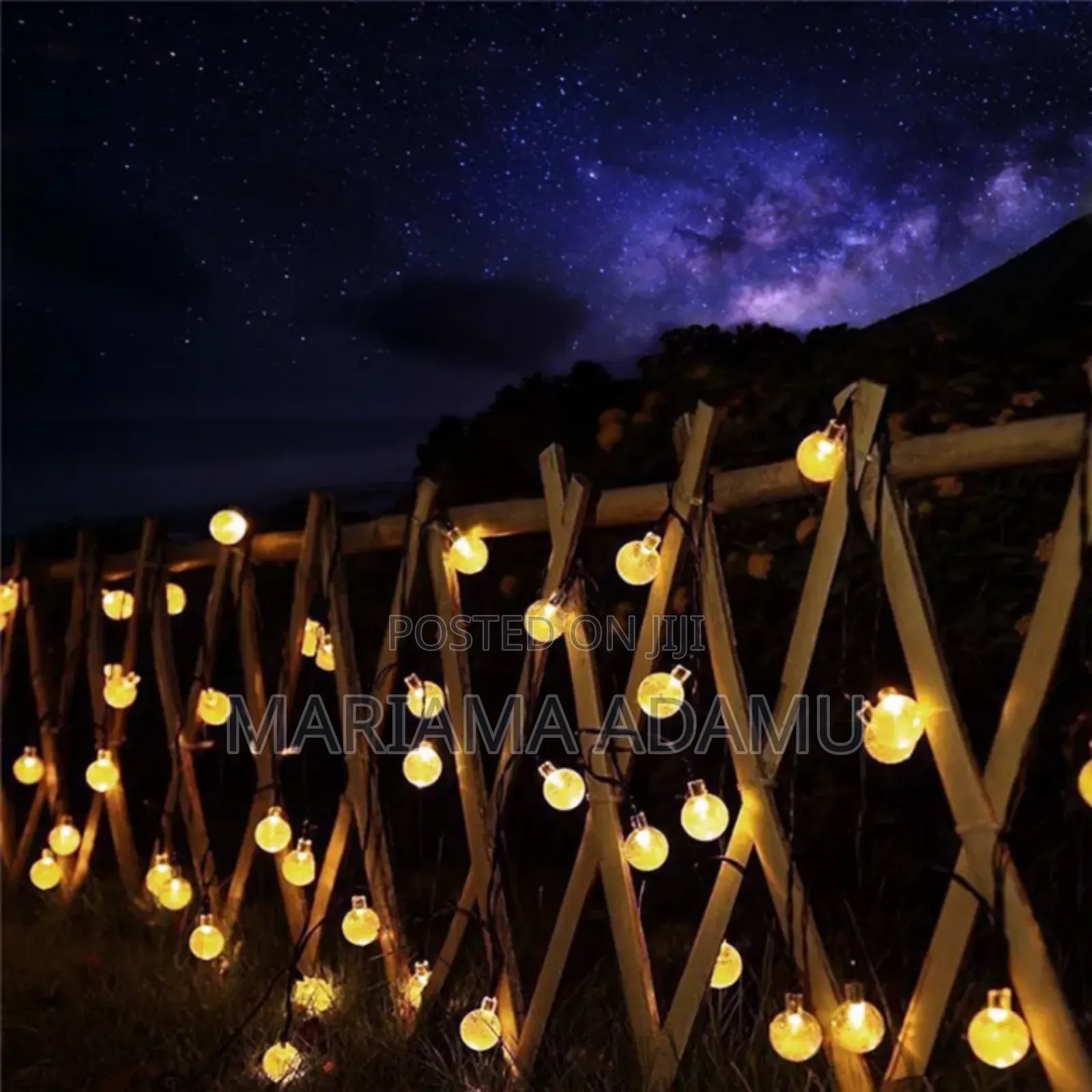 Solar Bubble Ball String Lights